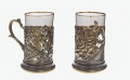 Подстаканник. Обезьянки (06146) жаростойкий стакан в комплекте.